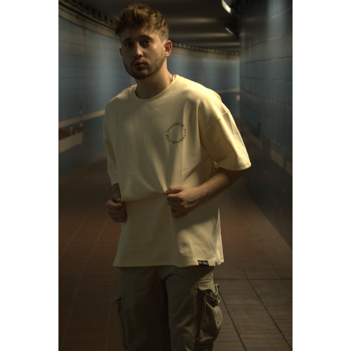 Cream Oversized Shirt